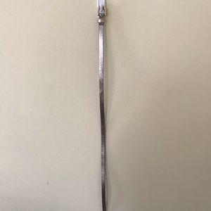 F21 Skinny Gold Belt